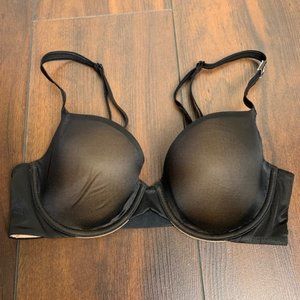 NWOT Victoria's Secret Transparent Black & Nude Lightly Lined Demi Bra